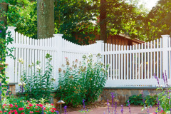 V707-4 Illusions Classic Victorian Scalloped Picket Fence in Classic White is the answer to your American Dream #fence #americandream #whitepicketfence #fencepostfriday #fences #vinylfence #pvcfence #vinylfences #pvcfences #picketfence #fencecompany #fencecontractor #fenceinstaller #fencesupplies #longisland #longislandny #connecticut #rhodeisland #massachusetts #newjersey #pennsylvania #thenortheast #tristatearea